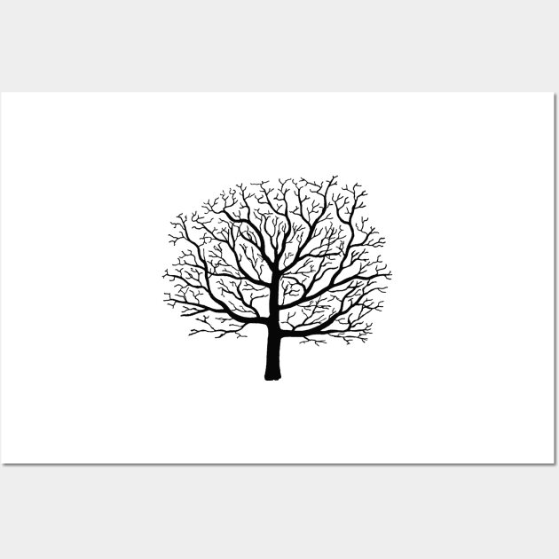 Sleepy Hollow Creepy Tree Wall Art by RedThorThreads